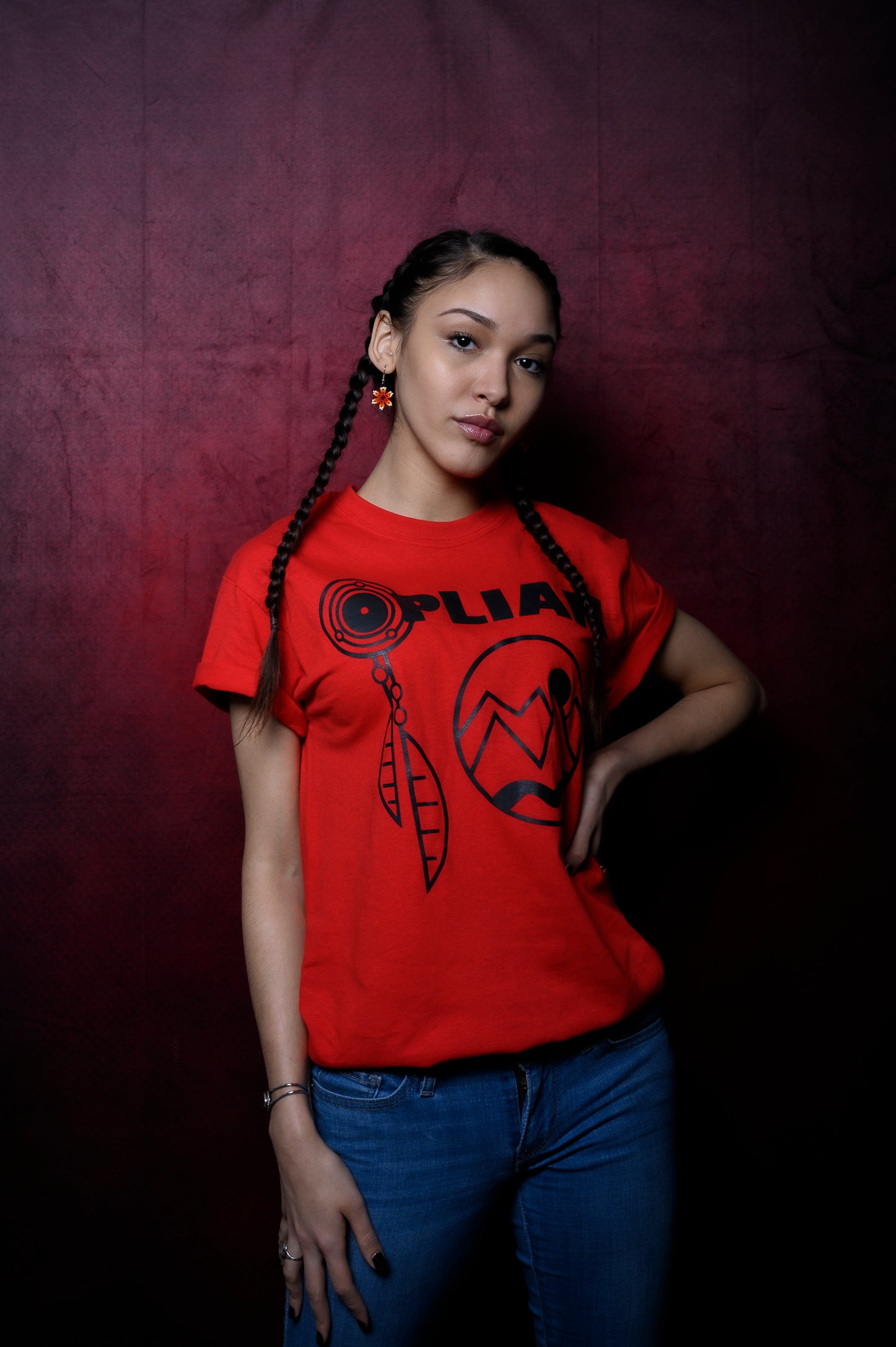 Dream Catcher T-Shirt | Red x Black