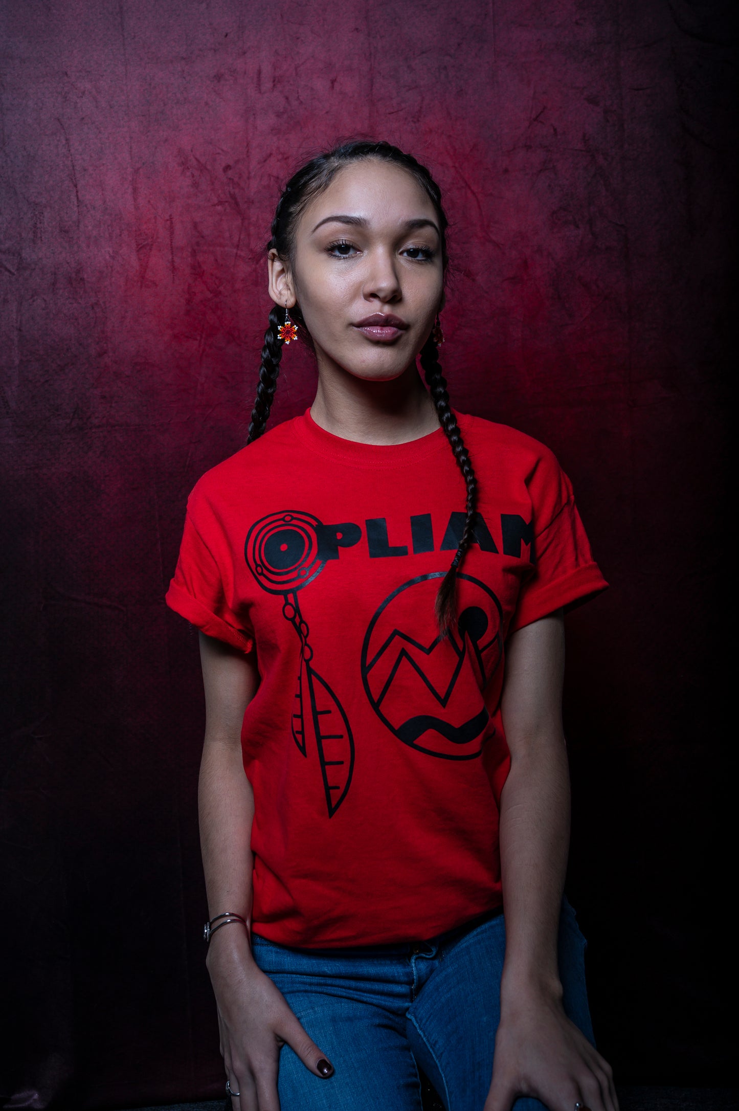 Dream Catcher T-Shirt | Red x Black