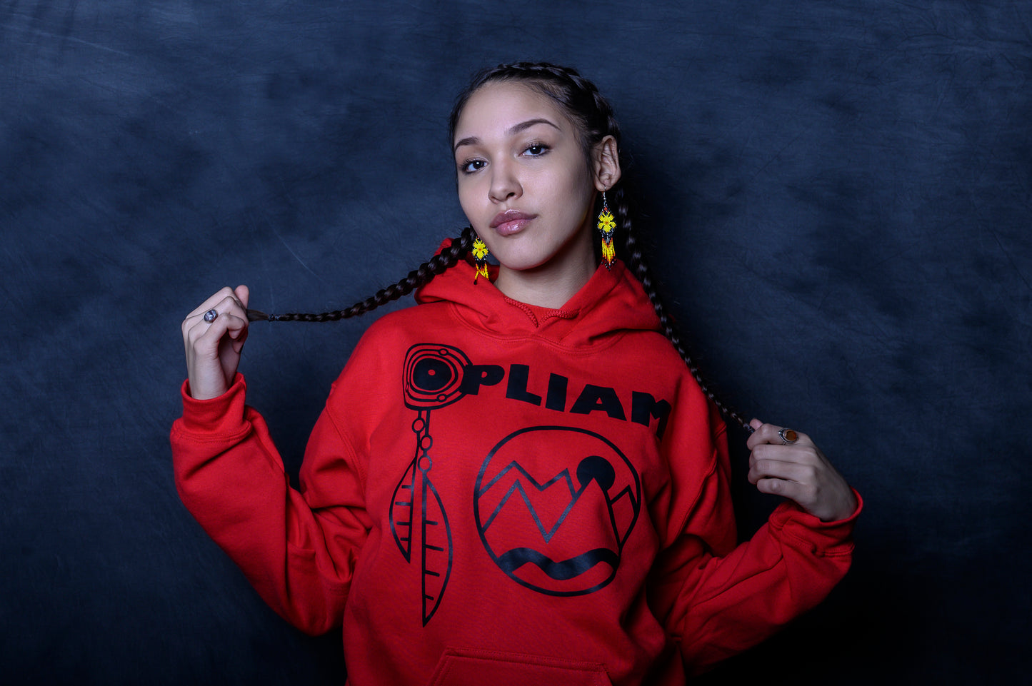 Dream Catcher Hoodie | Red x Black